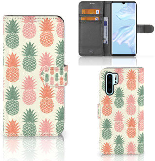 B2Ctelecom Huawei P30 Pro Boekhoesje Design Ananas