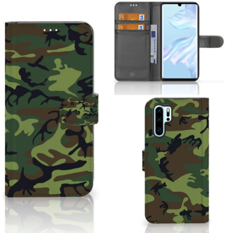 B2Ctelecom Huawei P30 Pro Boekhoesje Design Army Dark