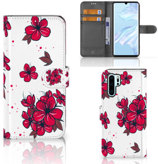 B2Ctelecom Huawei P30 Pro Boekhoesje Design Blossom Red