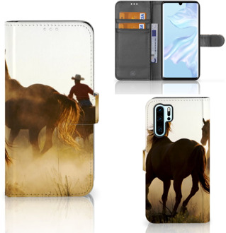 B2Ctelecom Huawei P30 Pro Boekhoesje Design Cowboy