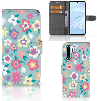 B2Ctelecom Huawei P30 Pro Boekhoesje Design Flower Power