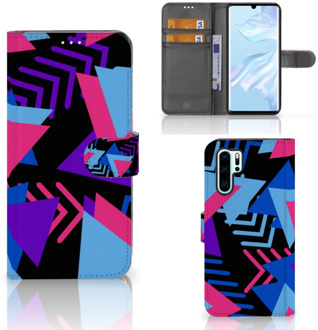 B2Ctelecom Huawei P30 Pro Boekhoesje Design Funky Triangle