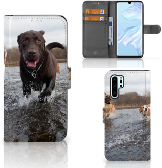 B2Ctelecom Huawei P30 Pro Boekhoesje Design Honden