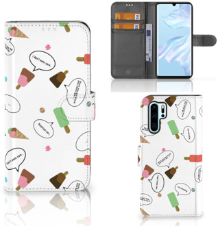 B2Ctelecom Huawei P30 Pro Boekhoesje Design IJsjes