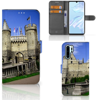 B2Ctelecom Huawei P30 Pro Boekhoesje Design Kasteel