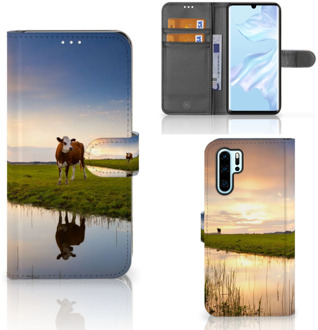 B2Ctelecom Huawei P30 Pro Boekhoesje Design Koe