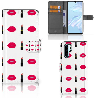 B2Ctelecom Huawei P30 Pro Boekhoesje Design Lipstick Kiss