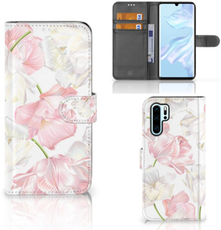 B2Ctelecom Huawei P30 Pro Boekhoesje Design Lovely Flowers