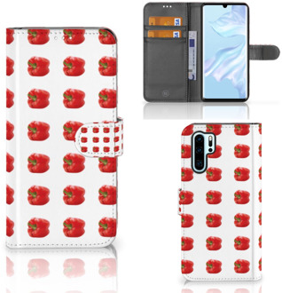 B2Ctelecom Huawei P30 Pro Boekhoesje Design Paprika Red