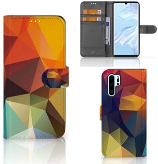 B2Ctelecom Huawei P30 Pro Boekhoesje Design Polygon Color