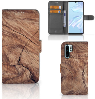 B2Ctelecom Huawei P30 Pro Boekhoesje Design Tree Trunk