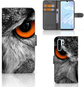 B2Ctelecom Huawei P30 Pro Boekhoesje Design Uil