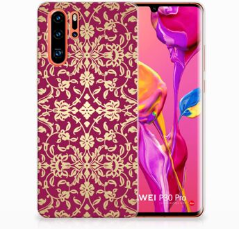 B2Ctelecom Huawei P30 Pro TPU Hoesje Design Barok Pink