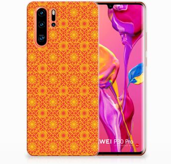 B2Ctelecom Huawei P30 Pro TPU Hoesje Design Batik Orange