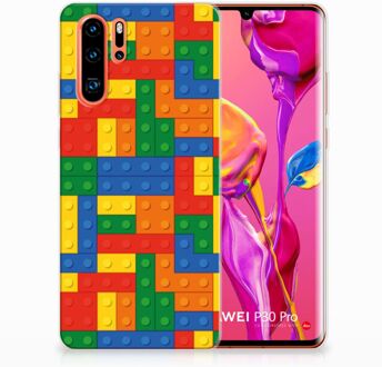 B2Ctelecom Huawei P30 Pro TPU Hoesje Design Blokken