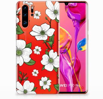 B2Ctelecom Huawei P30 Pro TPU Hoesje Design Dogwood Flowers