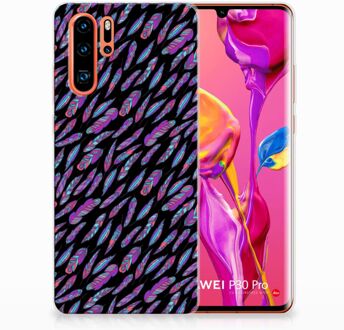 B2Ctelecom Huawei P30 Pro TPU Hoesje Design Feathers Color