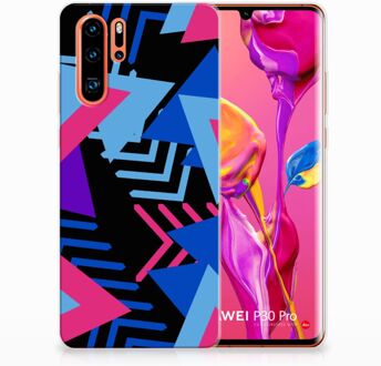 B2Ctelecom Huawei P30 Pro TPU Hoesje Design Funky Triangle