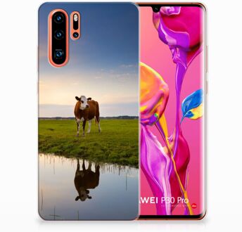 B2Ctelecom Huawei P30 Pro TPU Hoesje Design Koe