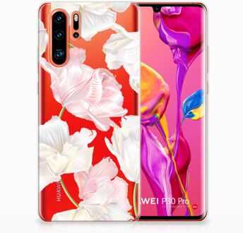 B2Ctelecom Huawei P30 Pro TPU Hoesje Design Lovely Flowers