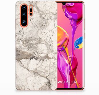 B2Ctelecom Huawei P30 Pro TPU Hoesje Design Marmer Beige