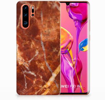 B2Ctelecom Huawei P30 Pro TPU Hoesje Design Marmer Bruin