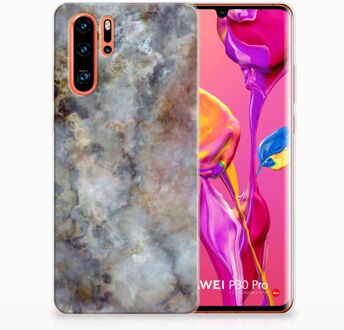 B2Ctelecom Huawei P30 Pro TPU Hoesje Design Marmer Grijs