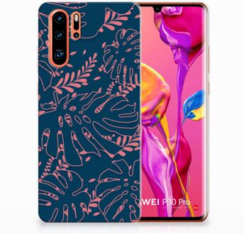 B2Ctelecom Huawei P30 Pro TPU Hoesje Design Palm Leaves