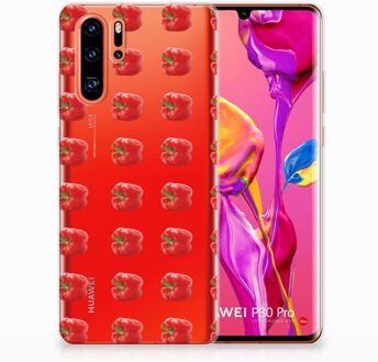 B2Ctelecom Huawei P30 Pro TPU Hoesje Design Paprika Red