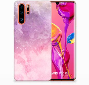 B2Ctelecom Huawei P30 Pro TPU Hoesje Design Pink Purple Paint