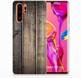 B2Ctelecom Huawei P30 Pro TPU Hoesje Design Steigerhout