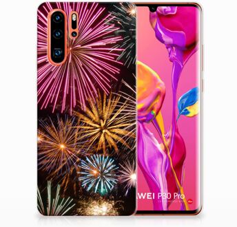 B2Ctelecom Huawei P30 Pro TPU Hoesje Design Vuurwerk