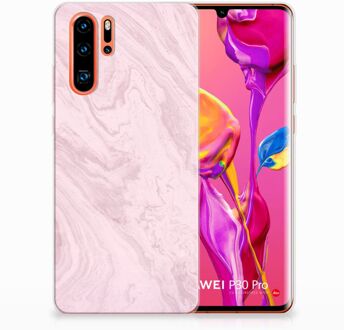 B2Ctelecom Huawei P30 Pro TPU Hoesje Marble Pink