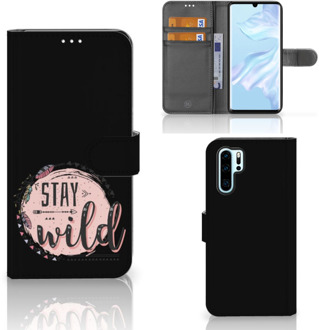 B2Ctelecom Huawei P30 Pro Uniek Boekhoesje Boho Stay Wild