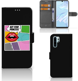 B2Ctelecom Huawei P30 Pro Uniek Boekhoesje Popart Princess