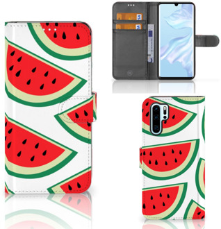 B2Ctelecom Huawei P30 Pro Uniek Boekhoesje Watermelons