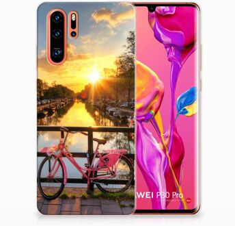 B2Ctelecom Huawei P30 Pro Uniek TPU Hoesje Amsterdamse Grachten