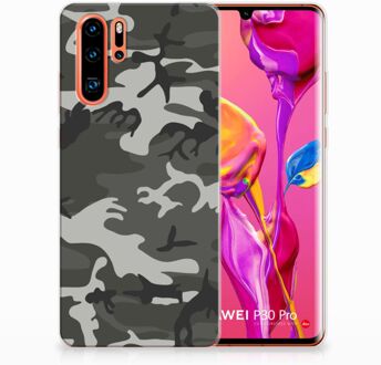 B2Ctelecom Huawei P30 Pro Uniek TPU Hoesje Army Light