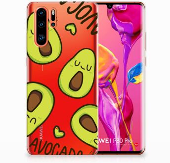 B2Ctelecom Huawei P30 Pro Uniek TPU Hoesje Avocado Singing