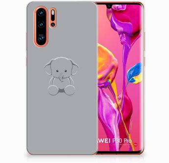 B2Ctelecom Huawei P30 Pro Uniek TPU Hoesje Baby Olifant