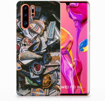 B2Ctelecom Huawei P30 Pro Uniek TPU Hoesje Badges