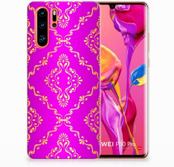 B2Ctelecom Huawei P30 Pro Uniek TPU Hoesje Barok Roze