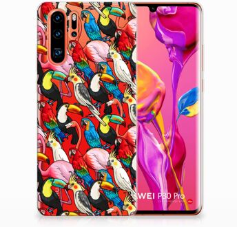 B2Ctelecom Huawei P30 Pro Uniek TPU Hoesje Birds