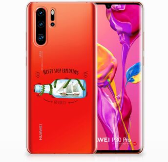 B2Ctelecom Huawei P30 Pro Uniek TPU Hoesje Boho Bottle