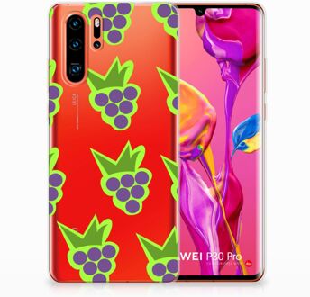 B2Ctelecom Huawei P30 Pro Uniek TPU Hoesje Druiven