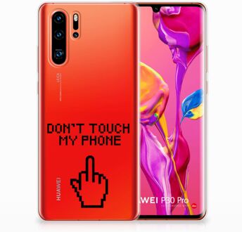 B2Ctelecom Huawei P30 Pro Uniek TPU Hoesje Finger DTMP