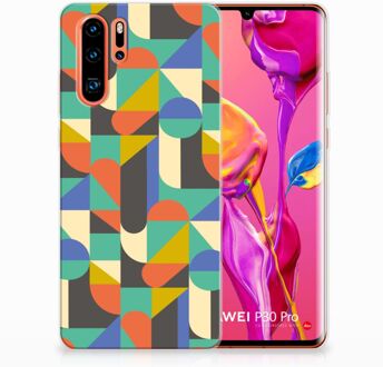 B2Ctelecom Huawei P30 Pro Uniek TPU Hoesje Funky Retro