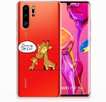 B2Ctelecom Huawei P30 Pro Uniek TPU Hoesje Giraffe