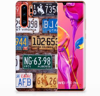 B2Ctelecom Huawei P30 Pro Uniek TPU Hoesje Kentekenplaten