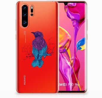 B2Ctelecom Huawei P30 Pro Uniek TPU Hoesje Merel